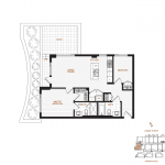 Livingstone House by Intercorp Projects Ltd. Floor Plan C1-101 2 Bedroom